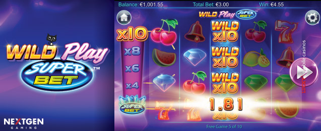 NextGen Wild Play Superbet Mobile Slot Game