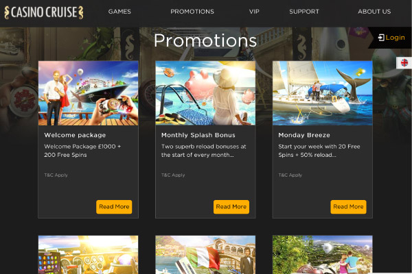Casino Cruise Casino Promotions On Mobile