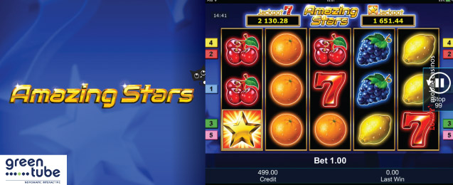 Greentube / Novomatic Amazing Stars Slot Machine