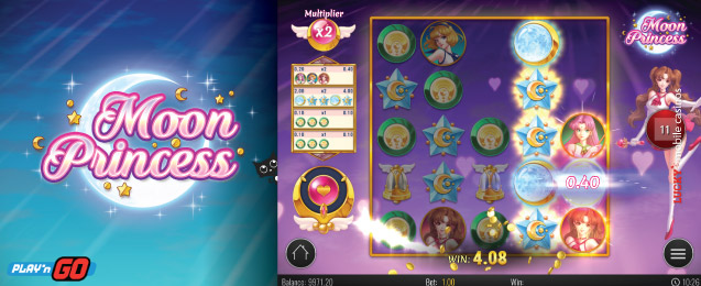 Play'n GO Moon Princess Mobile Slot on iPad