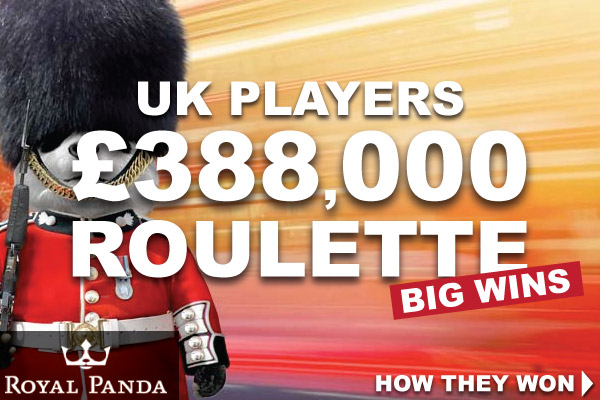 Royal Panda UK Casino Roulette Big Winners