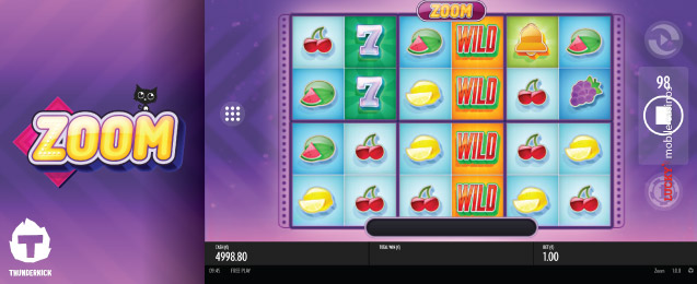 Thunderkick ZOOM Slot Machine On iPad