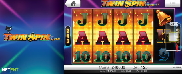 Twin Spin Touch Slot Game With Linked Reels