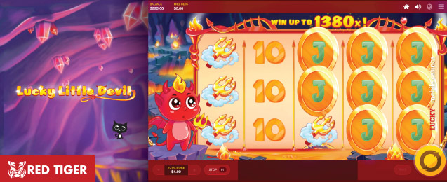 Red Tiger Lucky Little Devil Slot Machine