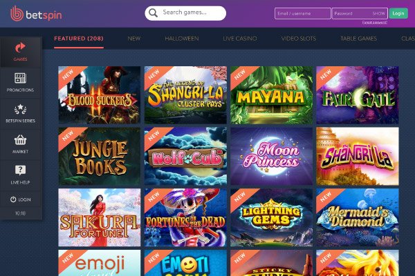 Betspin Casino Slots And Games