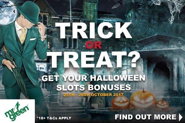 Trick Or Treat? Get Your Mr Green Slots Bonuses This Week