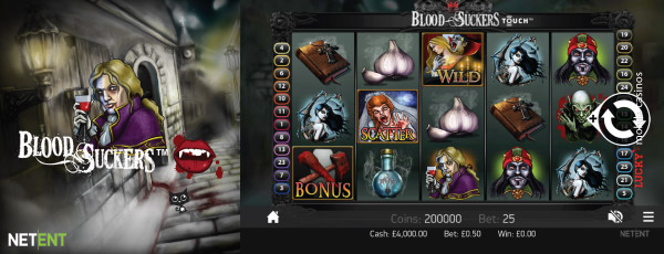NetEnt Blood Suckers Slot Machine