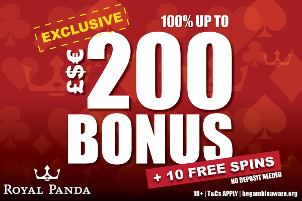 Exclusive Royal Panda Casino Bonus With No Deposit Free Spins