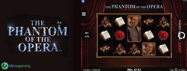 Microgaming The Phantom Of The Opera Mobile Slot