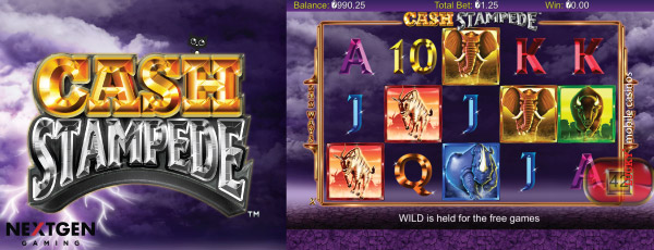 NextGen Cash Stampede Mobile Slot Machine