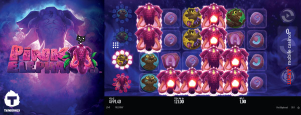 Thunderkick Pink Elephants Slot Machine