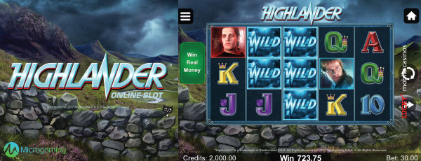 Microgaming Highlander Mobile Video Slot