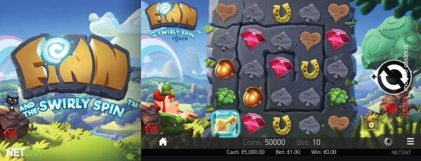 Finn and the Swirly Spin Mobile Slot Machine