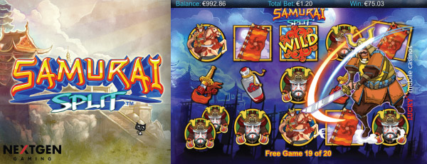 NextGen Samurai Split Mobile Slot Machine