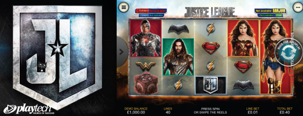 Playtech Justice League Movie Slot Machine