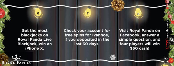 31 Days Of Bonuses In The Royal Panda Casino Calendar