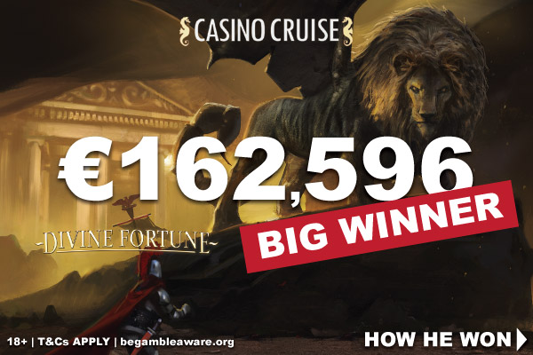 €160K Divine Fortune Jackpot Slot Big Win At Casino Cruise