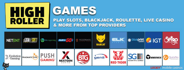 Selection Of Casino Slots & Games From Top Providers