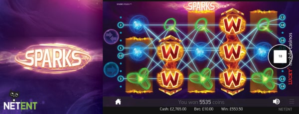 NetEnt Sparks Slot Game With Wild Wins