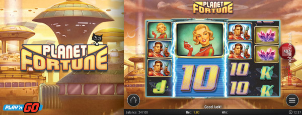 Play'n GO Planet Fortune Mobile Slot With Mega Symbols
