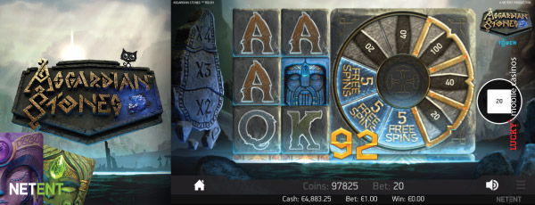 New Asgardian Stones Slot Bonus Wheel