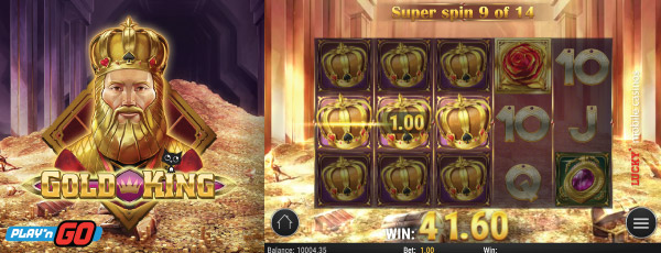 Gold King Slot With Super Free Spins