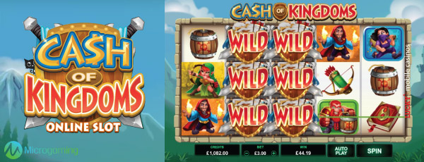 Microgaming Cash of Kingdoms Slot Machine