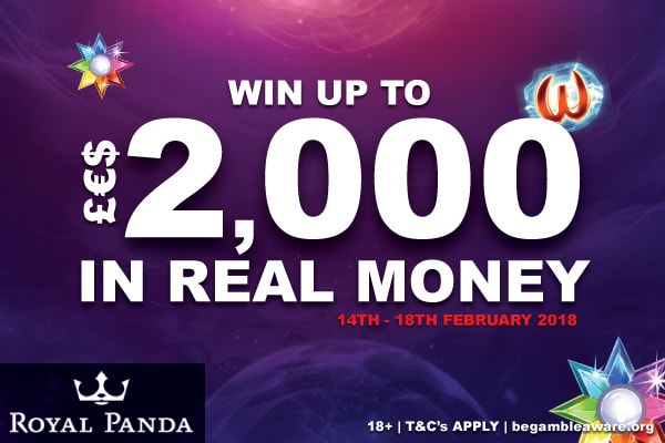 Royal Panda Casino Tournament Win Up To 2K Playing Slots