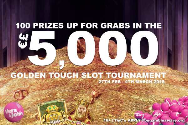 Play Play'n GO Slots In The Vera&John 5K Slot Tournament