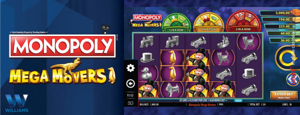 WMS Monopoly Mega Movers Mobile Slot