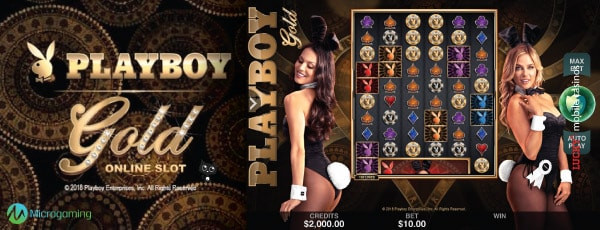 Microgaming Playboy Gold Mobile Slot Machine
