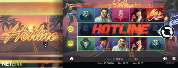 NetEnt Hotline Mobile Slot Machine