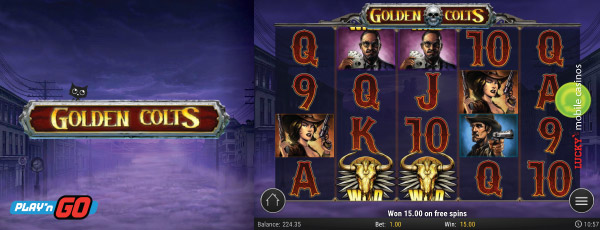 Play'n GO Golden Colts Mobile Slot Game