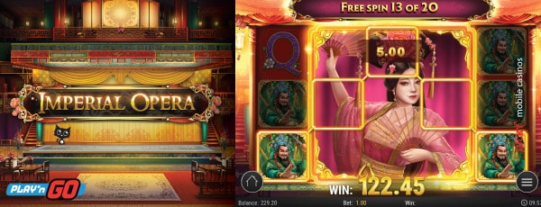 Play'n GO Imperial Oper Mobile Slot Machine