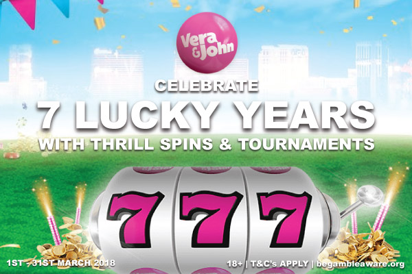 Celebrate Vera&John Mobile Casino With Thrill Spins