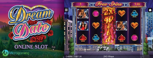 Microgaming Dream Date Mobile Slot Machine