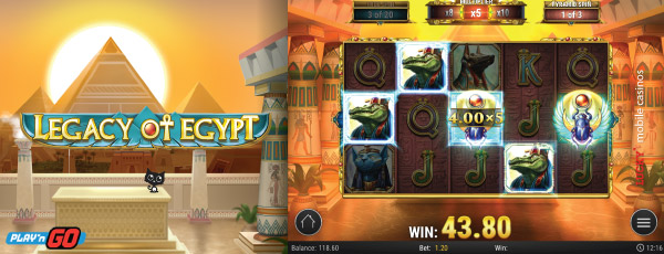 Play'n GO Legacy Of Egypt Slot Machine