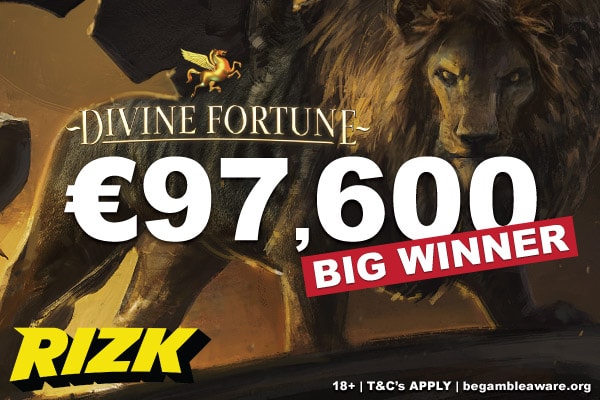 Rizk Casino Norwegian Big Winner On NetEnt Divine Fortune