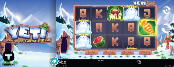 Thunderkick Yeti Battle of Greenhat Peak Slot Machine