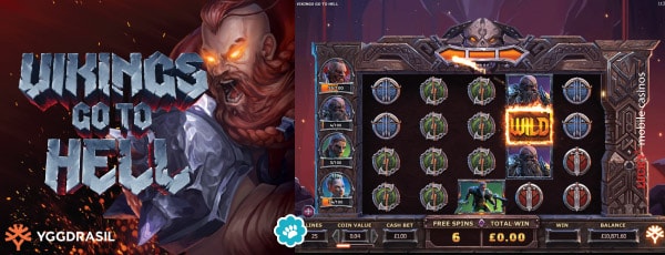 Yggdrasil Vikings Go To Hell Slot Game On Mobile