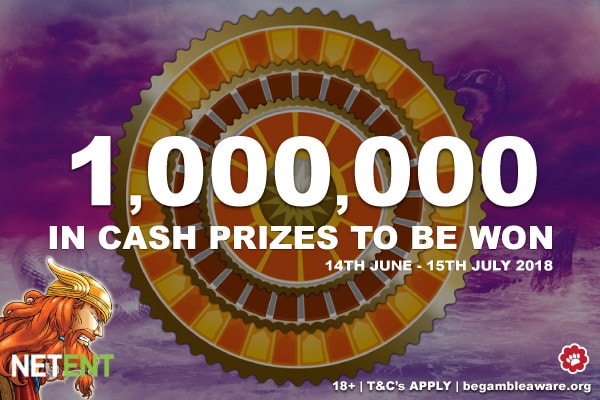 €1,000,000 NetEnt Mega Millions Casino Promotion
