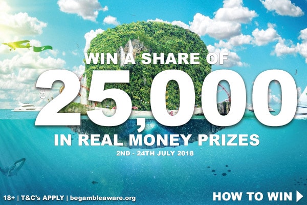 Win Real Money Prizes In Mr Green 25,000 Prize Draw