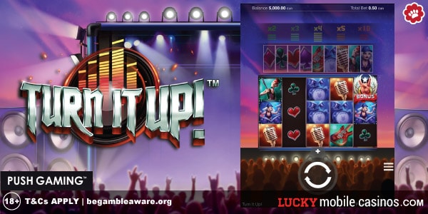 Push Gaming Turn It Up Mobile Video Slot