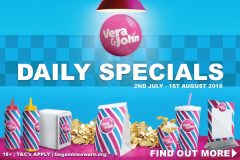 Grab Your VJ Daily Specials This July