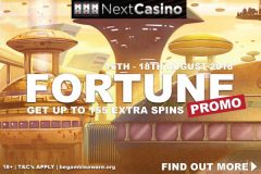 Get Extra Spins In NextCasino Fortune Promo 2018