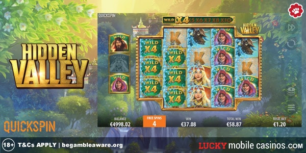 Quickspin Hidden Valley Mobile Slot Game