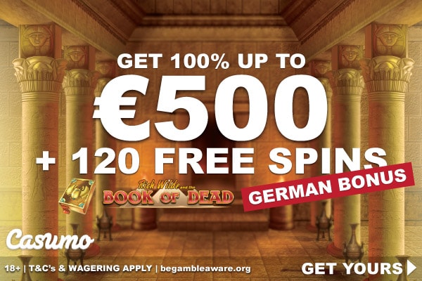New Casumo German Casino Bonus With Free Spins