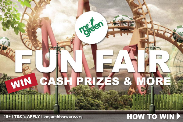 Win Cash Prizes In The Mr Green Casino Fun Fair Promotion