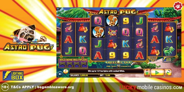 Lightning Box Games Astro Pug Slot Machine
