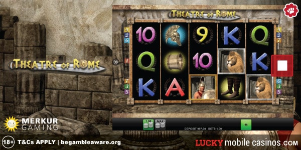 Theatre Of Rome Slot Machine by Merkur